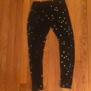 Girls/kids size 12 polka dot leggings